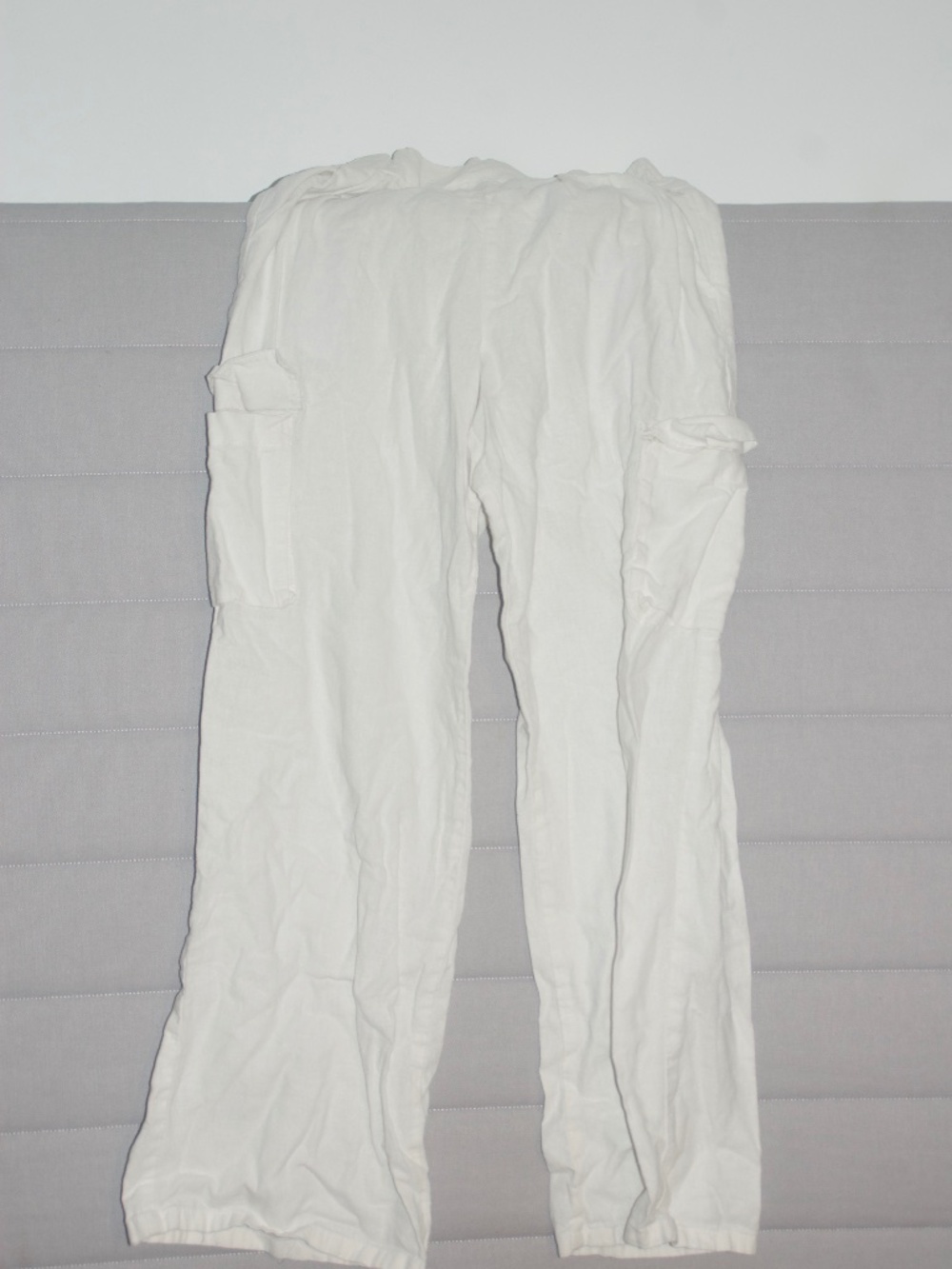 White linen pants forever 21, XS